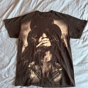 Vintage Y2K Slash Guns Roses T Shirt Liquid Blue 2004 Band Tee Size Medium Y2K